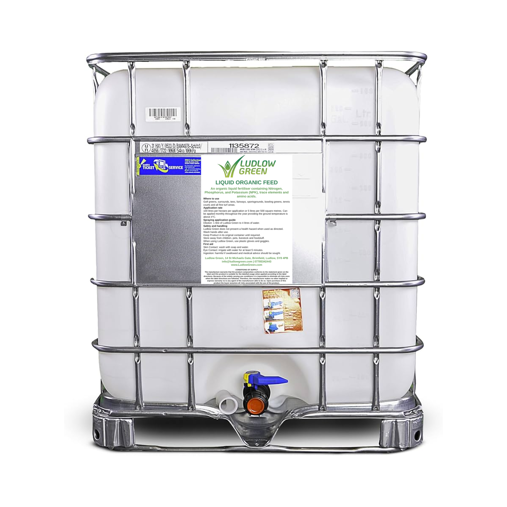 Ludlow Green 1000ltr IBC